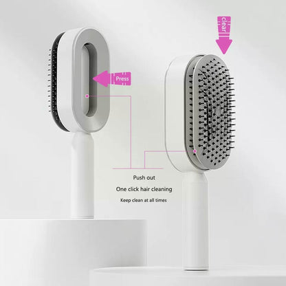 Women Fashion 3D Hair Growth Comb Hairbrush Self-Cleaning Hair Brush  Self Cleaning Hair Brush For Women Massage Scalp Promote Blood Circulation Anti Hair Loss