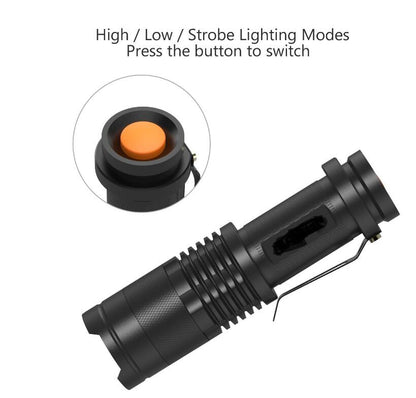 2000LM Military Tactical Flashlight Torch